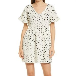 Madewell Polka Dot Mini Dress